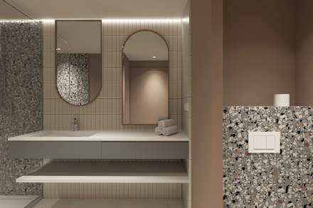 Salle d'eau Chambre Parkest Hôtel et Spa Genas Lyon